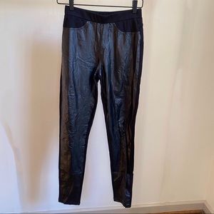 C&C California Vegan Leather Front Pants